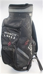 Nancy Lopez's Signed Personal 1997 Tour Golf Bag & Her 1999 Office Depot Money Clip