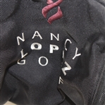 Nancy Lopez's Signed Personal 1997 Tour Golf Bag & Her 1999 Office Depot Money Clip