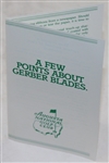 1983 Masters Tournament Gift - Gerber Steak Knives in Original Box with Notes