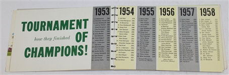 Mike Souchak Signed 1959 Tournament of Champions at Desert Inn CC Program JSA ALOA