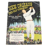1948 New Orleans Golf Tournament Official Souvenir Program - Bob Hamilton Winner