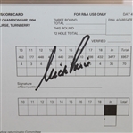 1994 Major Scorecards Signed by Each Winner JSA ALOA