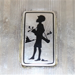 Sterling Silver Golf Themed Cigarette Holder