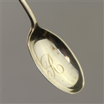 Lot of 4 Sterling Spoons with Golf Ball Themed Ends