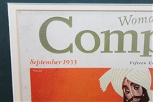 1933 Women's Home Companion Magazine with Charlie Chaplin and Caddy/Clubs