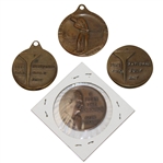 Lot of Four I Beat the Pros Medals - 1953, 1955 (x2), & 1957