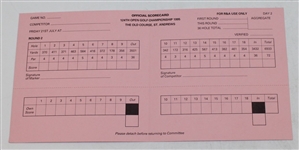 Arnold Palmer Signed 1995 Open Championship St. Andrews Scorecard - Last Open JSA ALOA