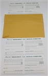 Lot of Three 1996 Masters Tournament Official Scorecards with Original Envelope 