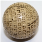 Vintage 'Crown' Mesh Pattern Golf Ball