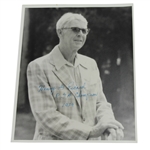 Henry Picard Signed 8x10 Photo - with PGA Champion 1939 Inscription-38 Masters Champ JSA ALOA