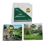 Phil Mickelson Winning Years Masters Commemorative Pins - 2004, 06, & 10- Original Wrapper