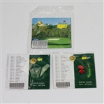 Phil Mickelson Winning Years Masters Commemorative Pins - 2004, 06, & 10- Original Wrapper