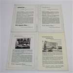 (4) LPGA Major Titleholder's Championship @ Augusta CC Programs - 1955, 1956, 1957, & 1958