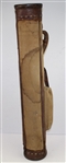Vintage Par Bag Stovepipe Leather & Canvas Golf Bag - Atlantic Products Corp