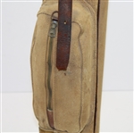 Vintage Par Bag Stovepipe Leather & Canvas Golf Bag - Atlantic Products Corp