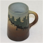 Vintage Weller Dickensware Lady Golfer Stein with Artist Mark 