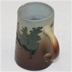 Vintage Weller Dickensware Lady Golfer Stein with Artist Mark 