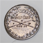 1895-96 Cheltenham GC Aggregate Net Score Winner's Medal Won by W.S. Macgowan