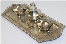 Four Piece Golf Themed Coffee Service Set with Tray