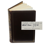 Chick Evans Signed Special Edition Chick Evans Golf Book JSA ALOA