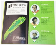 1980 Mony Tournament of Champs Program Signed by 27 with Seve, Floyd, etc JSA ALOA