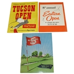 Three 1950s Tournament Programs - Tucson Open, Reading Open, and Eastern Open