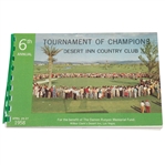 1958 Tournament of Champions at Desert Inn CC Program - Depicts Palmer as Masters Champ