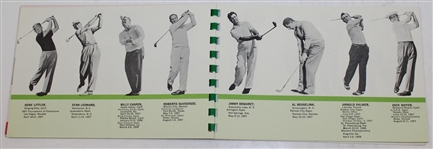 1958 Tournament of Champions at Desert Inn CC Program - Depicts Palmer as Masters Champ