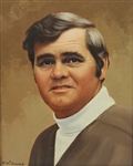 Gay Brewer Original Oil Painting Hung at Green Jacket Restaurant In Augusta