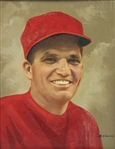 Bob Goalby Original Oil Painting Hung at Green Jacket Restaurant In Augusta