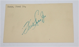 Fred Haas Jr. Signed Cut with 1945 Memphis Invitational Program JSA ALOA