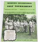 Fred Haas Jr. Signed Cut with 1945 Memphis Invitational Program JSA ALOA