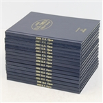 Lot of 15 Different US Open Rolex Annuals - 1989-96, 1998, 2000-2002, 2005, 2007-08