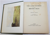 1910 'The Golf Courses of the British Isles' Book by Bernard Darwin