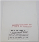 Glenna Collett Vare Signed Cut with A.P. Wire Photo JSA ALOA
