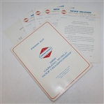 1966 Carling World Championship Lot: Program, Press Kit, Tee Set, Golf Ball, and other