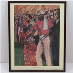 1966 Elldor 1960 U.S. Open, Arnold Palmers first "Charge" Picture - Framed