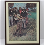 1966 Elldor Snead and Hogan play off 1954 Masters Picture - Framed