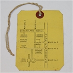 1959 Masters Tournament SERIES BADGE #3458 - Art Wall Winner