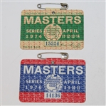1974 & 1976 Masters Tournament Badges