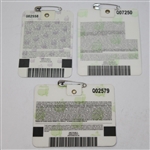 2004, 2006, & 2010 Masters Tournament Badges - Phil Mickelson Victories