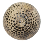 1886 Agrippa 27 1/2 Patent Gutta Bramble Pattern Golf Ball