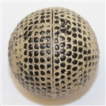 1886 Agrippa 27 1/2 Patent Gutta Bramble Pattern Golf Ball