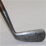 Circa 1900 Cann & Taylor Hand Forged Special Mid Iron - With Information Packet