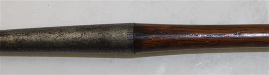 Circa 1910 James Braid Smooth Faced Mashie - with Information Packet