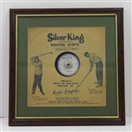 Vintage Silver King Golfing Hints Record by The Silvertown Co. - Framed