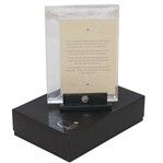 Masters Tournament Photo Frame with Leather Stand - Original Box & Card