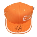 Rickie Fowler Signed Orange PUMA Hat PSA/DNA #AB97568