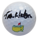 Tom Watson Signed Masters Logo Golf Ball JSA ALOA