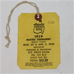 1959 Masters Tournament SERIES BADGE #6122 - Art Wall Winner